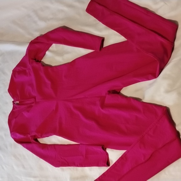Fashion Nova Woman's Play It Cool Hot Pink Jumpsuit, Size: S - Picture 7 of 12